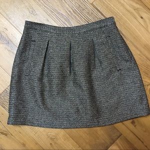 Broadway and Broome Gold Metallic Skirt